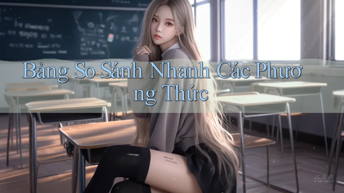 Bảng So Sánh Nhanh Các Phương Thức Bảng So Sánh Nhanh Các Phương Thức