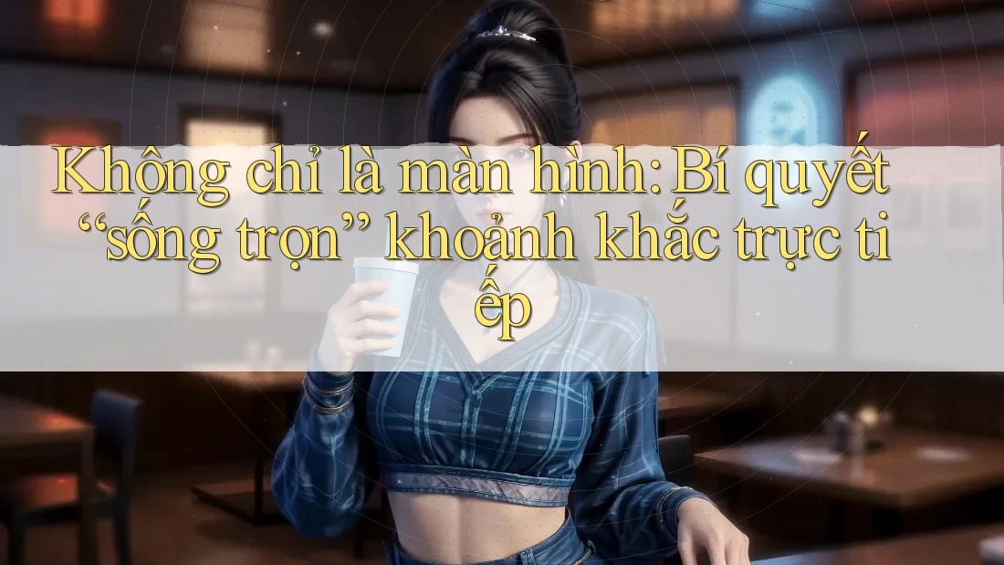 Không chỉ là màn hình: Bí quyết “sống trọn” khoảnh khắc trực tiếp Không chỉ là màn hình: Bí quyết “sống trọn” khoảnh khắc trực tiếp