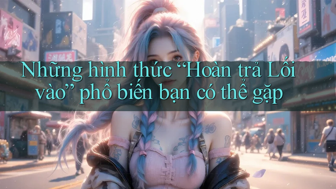 Những hình thức “Hoàn trả Lối vào” phổ biến bạn có thể gặp Những hình thức “Hoàn trả Lối vào” phổ biến bạn có thể gặp