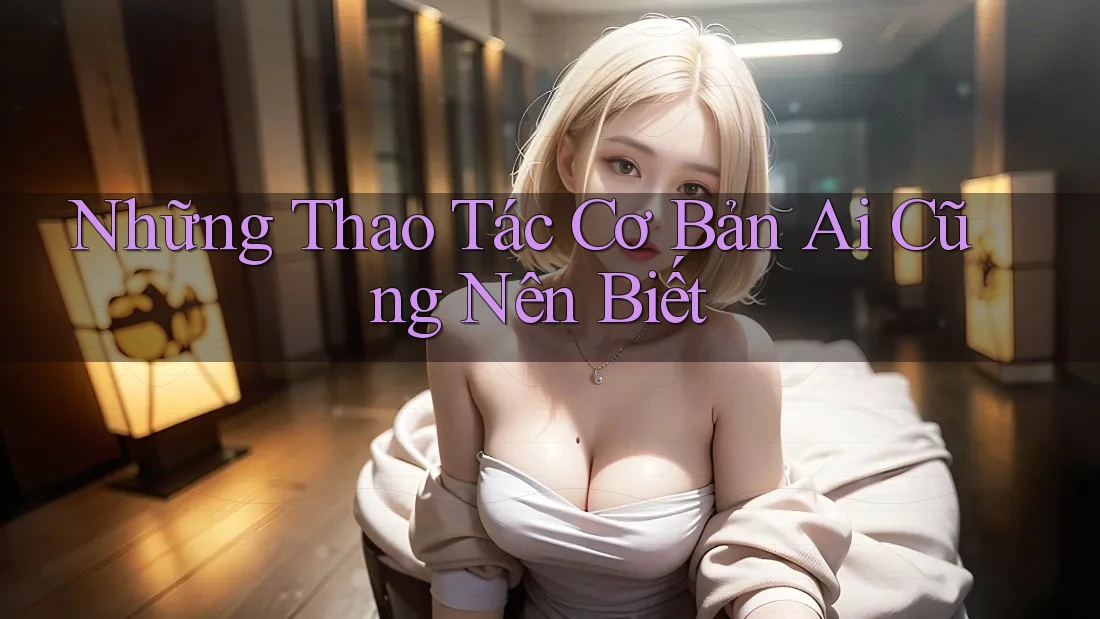 Những Thao Tác Cơ Bản Ai Cũng Nên Biết