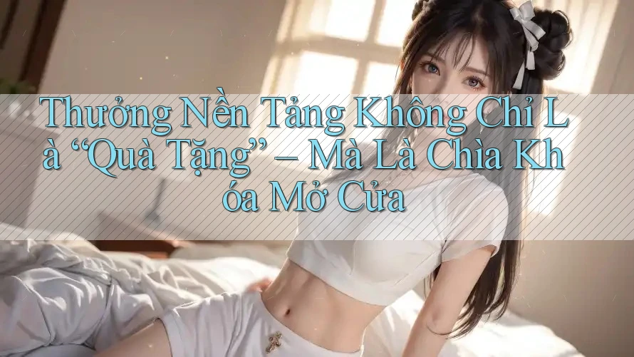 Thưởng Nền Tảng Không Chỉ Là “Quà Tặng” – Mà Là Chìa Khóa Mở Cửa Thưởng Nền Tảng Không Chỉ Là “Quà Tặng” – Mà Là Chìa Khóa Mở Cửa